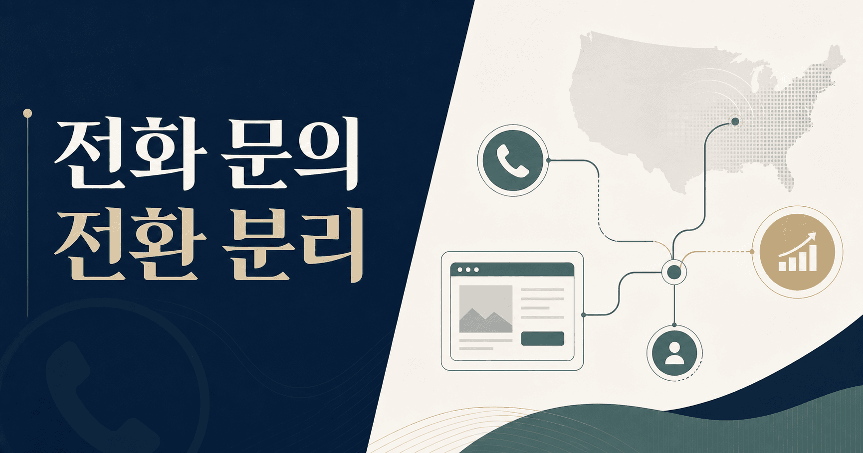 전화 문의 많은 업종은 전환을 나눠 봐야 합니다
