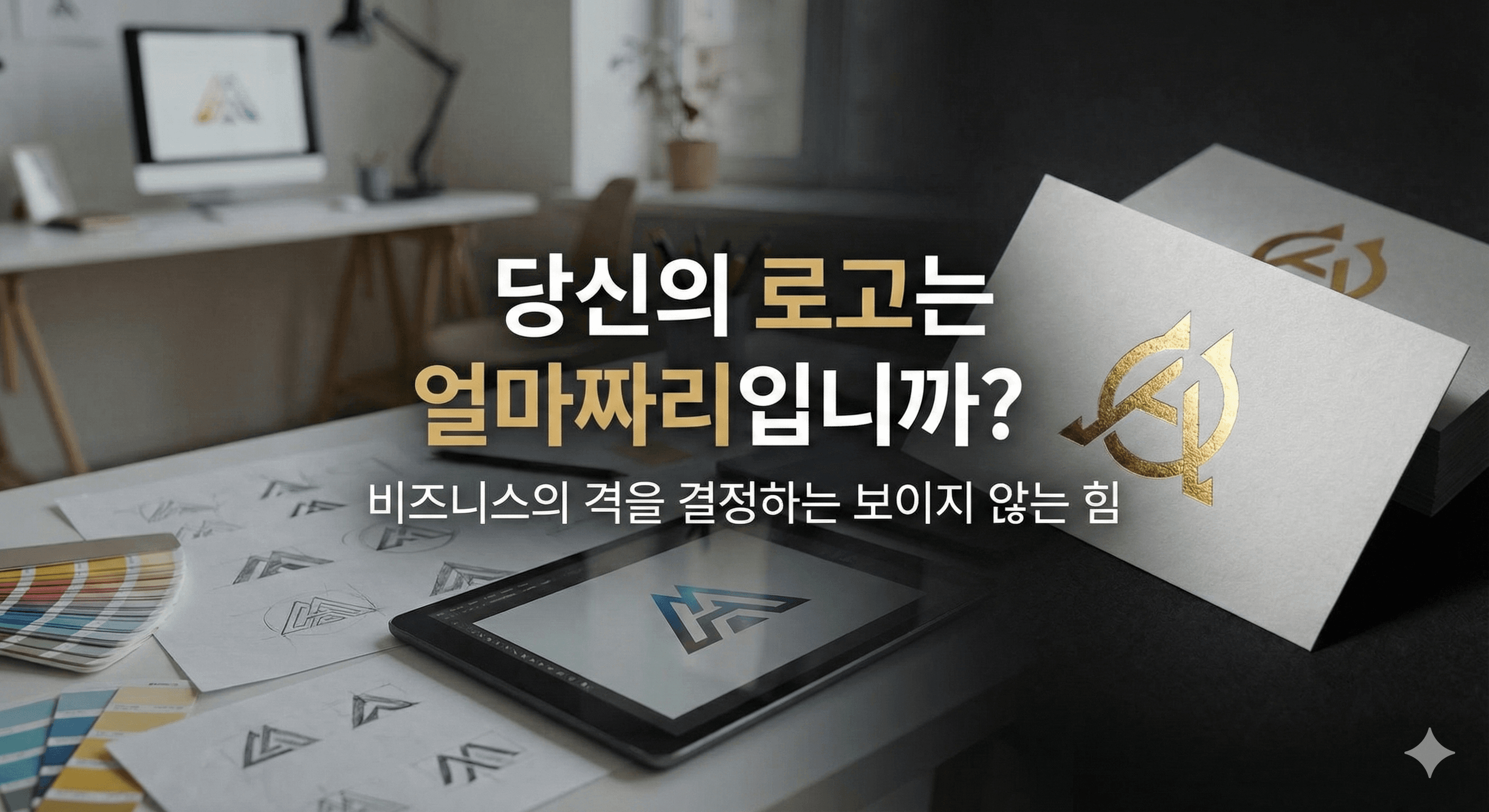 당신의 로고는 얼마짜리입니까? 비즈니스의 격을 결정하는 보이지 않는 힘