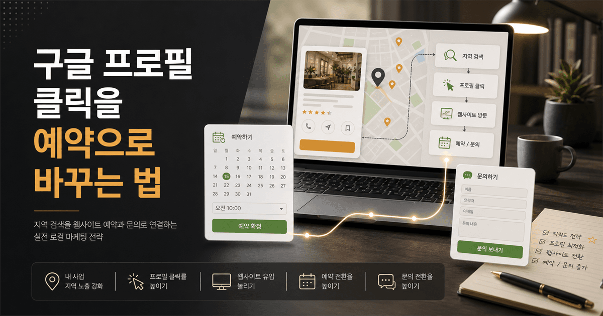 구글 지도 노출은 잘되는데 왜 전화가 안 올까? 사장님이 모르는 웹사이트의 비밀