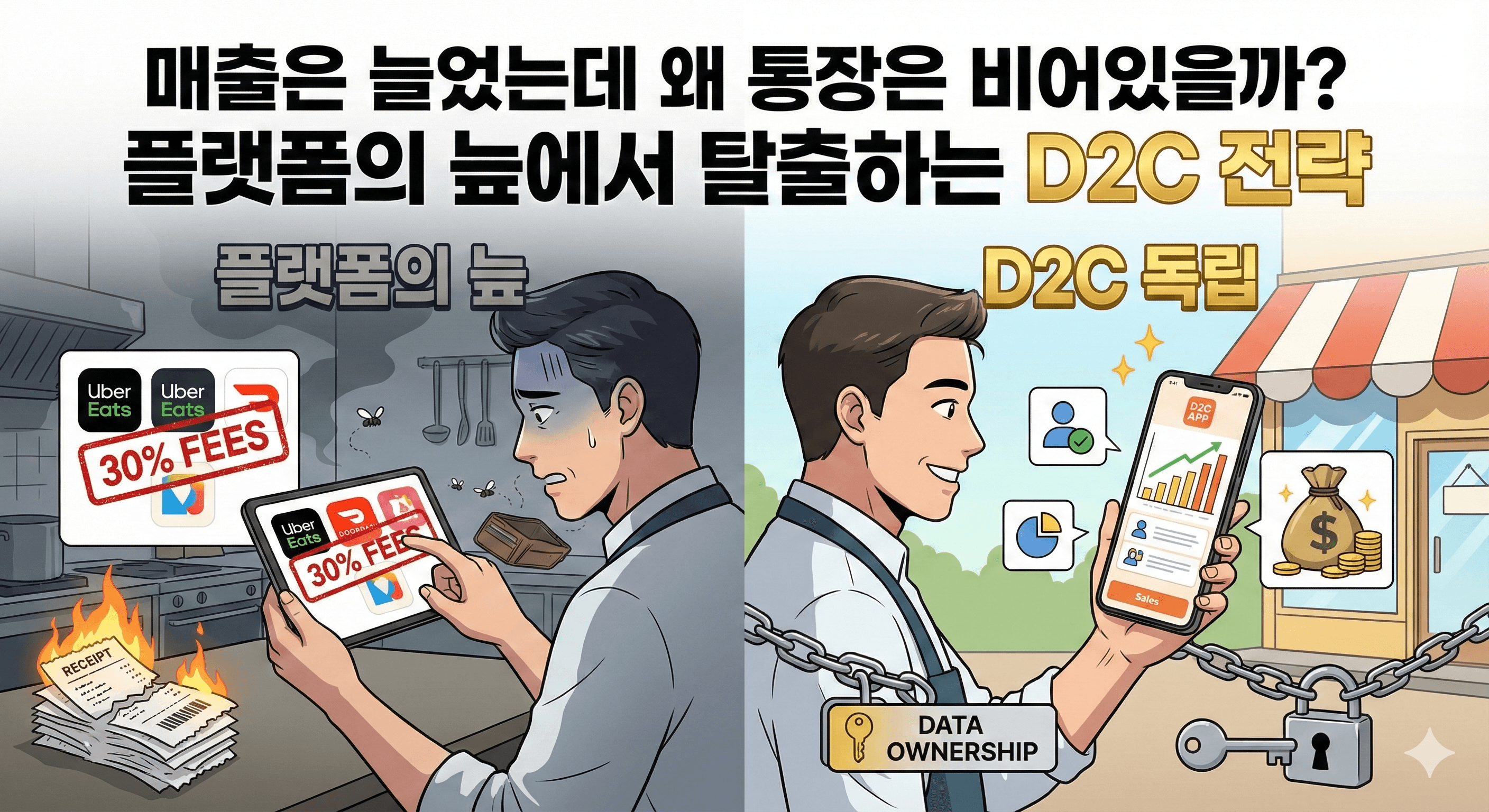 매출은 늘었는데 왜 통장은 비어있을까? 플랫폼의 늪에서 탈출하는 법